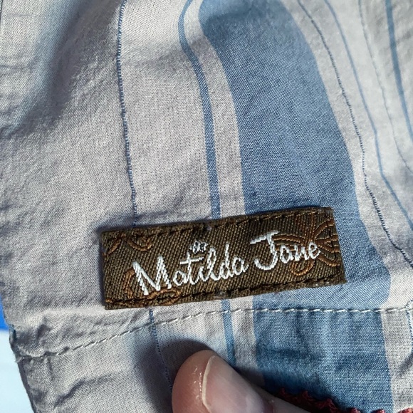 Matilda Jane w/Joanna Gaines Multi Pattern 100% Cotton Blouse. Size 4. - Picture 6 of 9